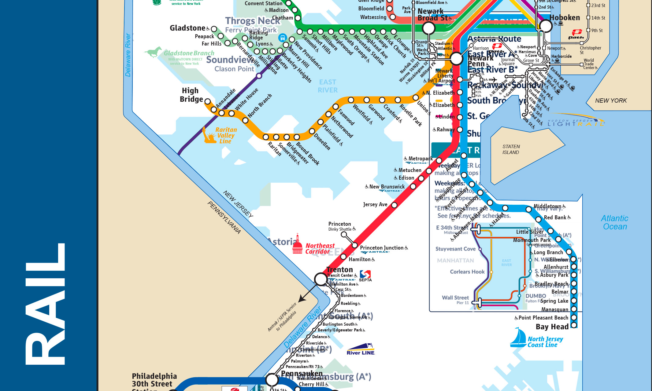 NJ Transit Rail System Map 2026 Long Island Rail Road Routes From NYC NJ Transit Rail System 